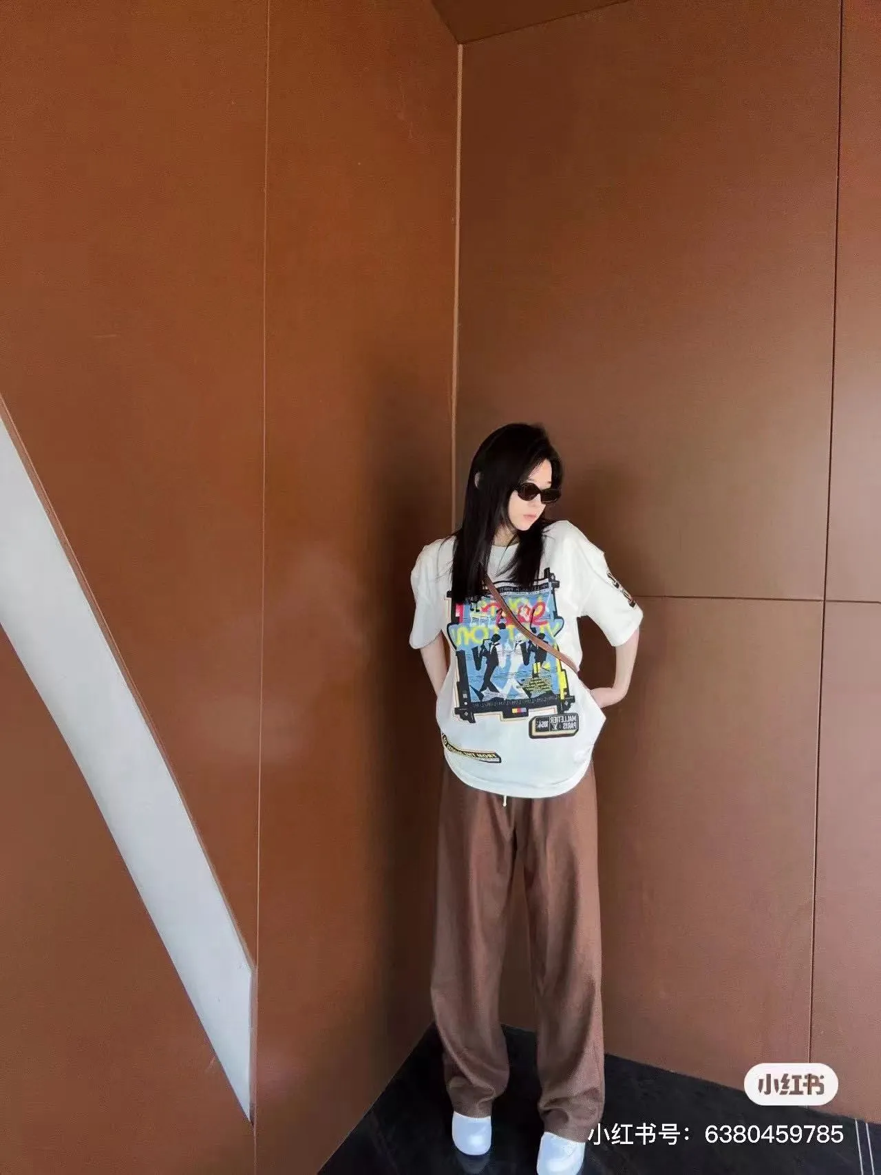 Louis Vuitton/Louis Vuitton front and back musician direct-print printed short-sleeves